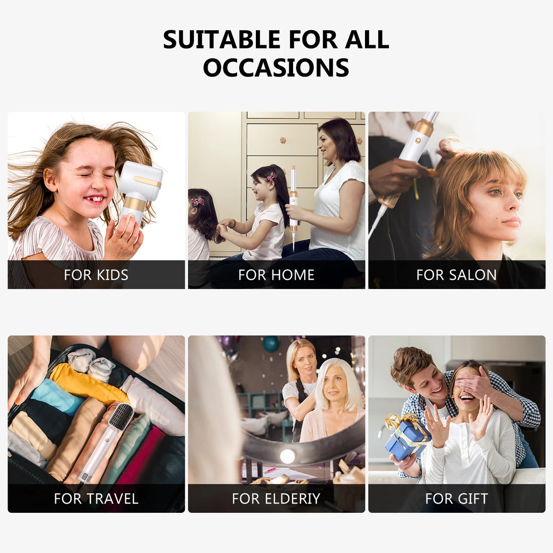 7-in-1 Hair Dryer Brush: Your All-in-One Styling Tool , Simplify your hairstyling with the 7-in-1 hair dryer brush. Achieve salon-quality results at home with this versatile, time-saving tool.