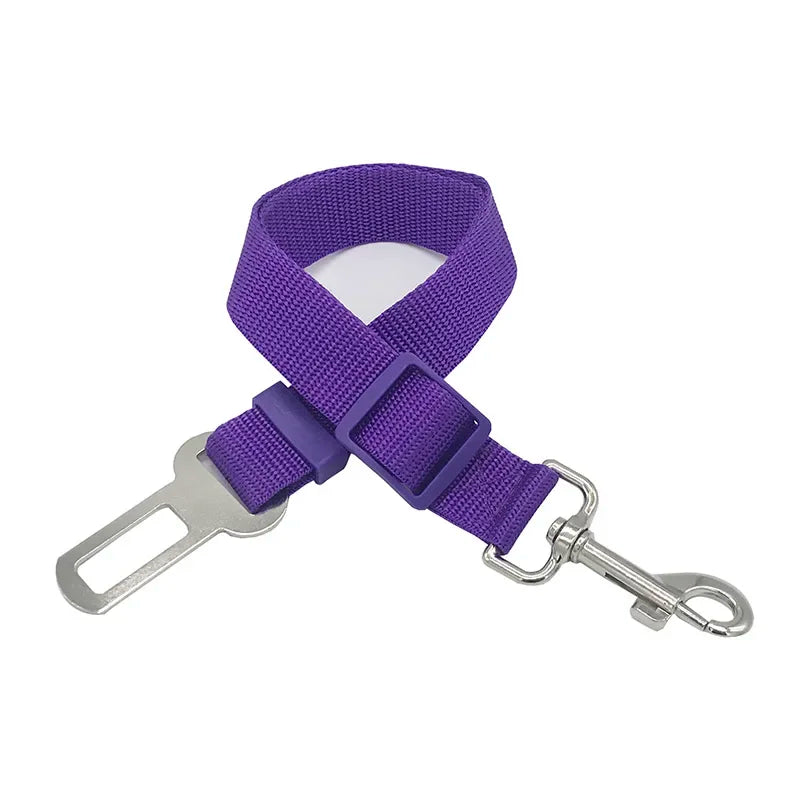 Adjustable Harness and Leash Cat Dog Car Seat Belt Pet Seat Vehicle Dog Harness Lead Clip TractionCar Travel Supplies for Dogs - My Store