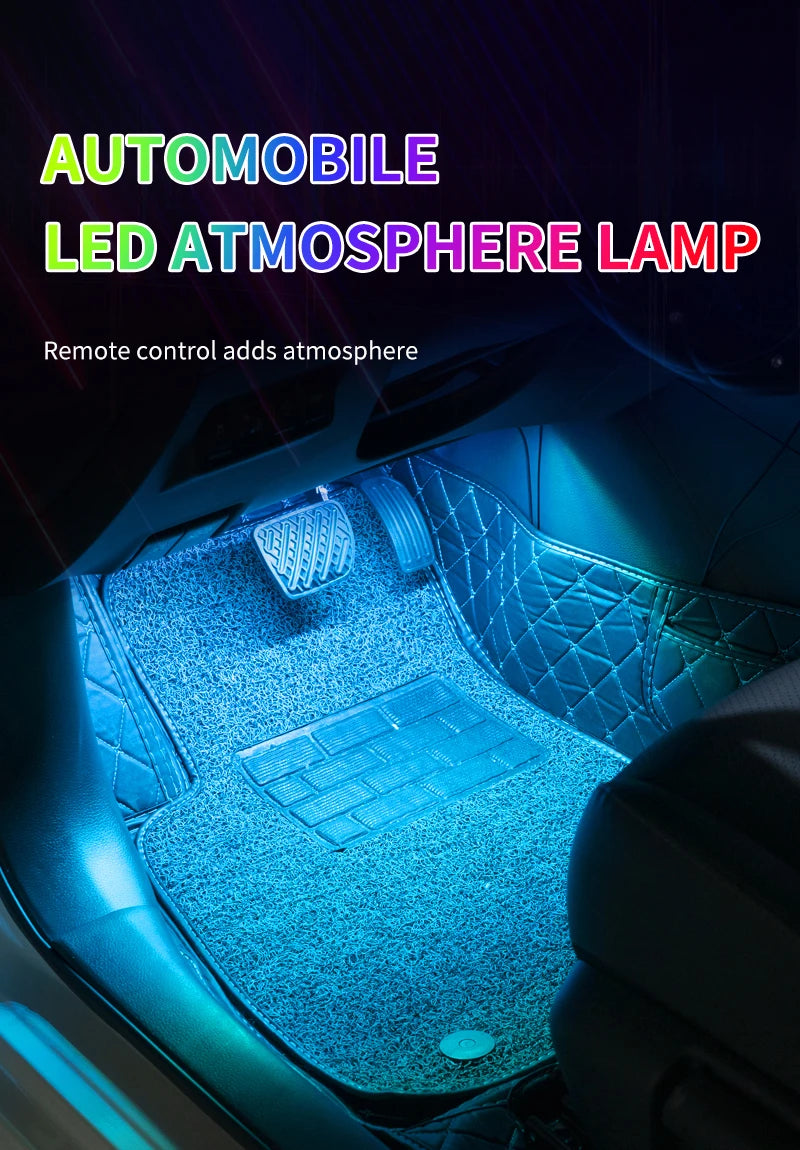 RGB Neon LED Car Interior Light Kit - MartHub