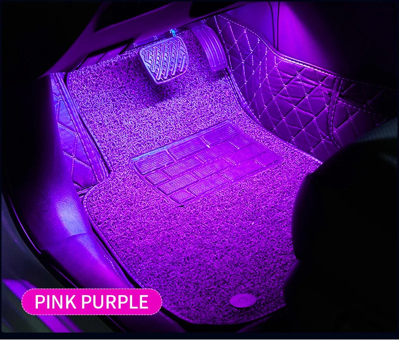 RGB Neon LED Car Interior Light Kit - MartHub