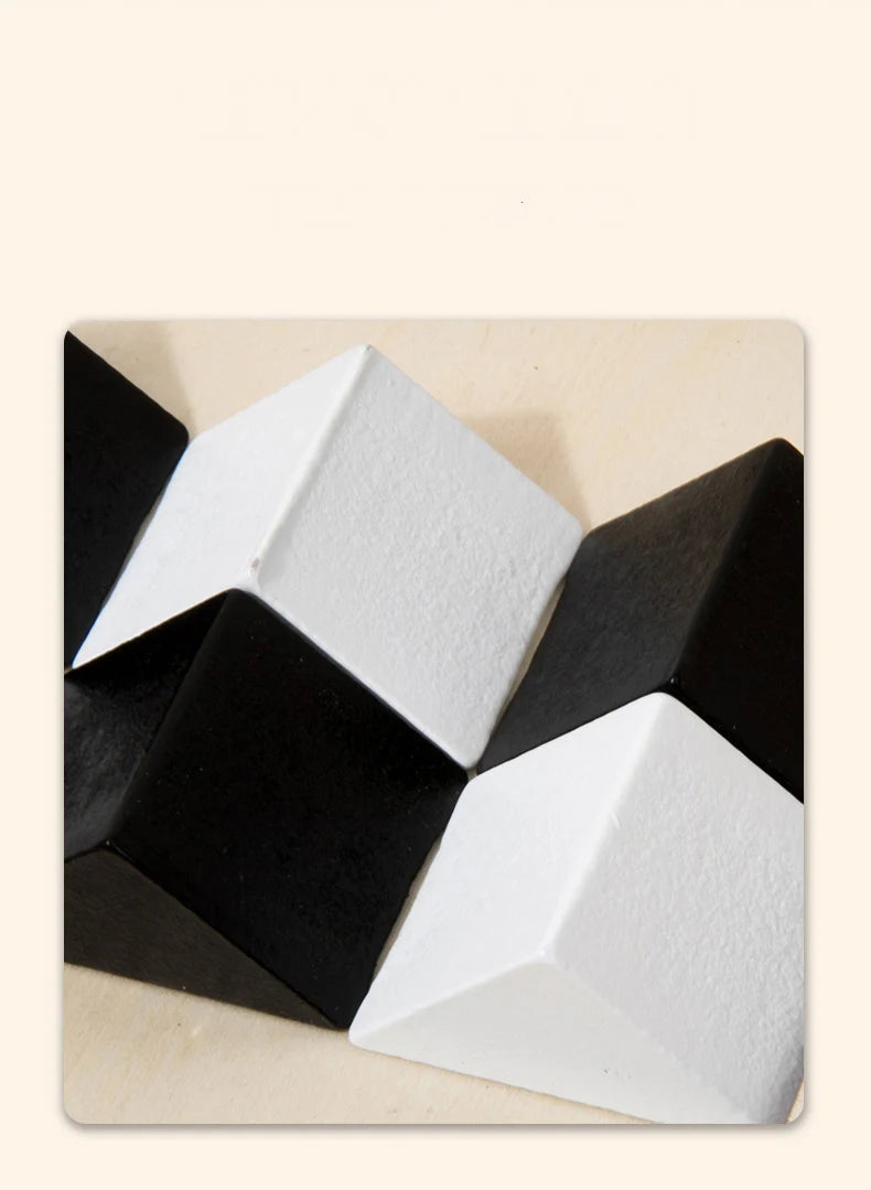 Wooden 3D Jigsaw Puzzle Montessori Geometric Shape Puzzles Building Blocks Kids Educational Logical Thinking Training Kids Gift - My Store