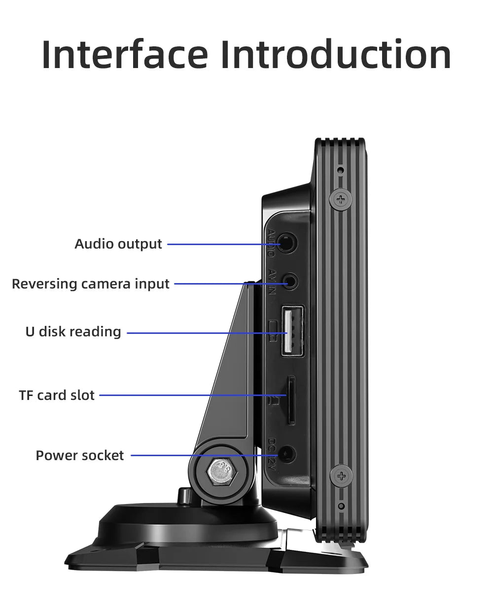 Portable 10.26" Wireless CarPlay & Reversing Camera - MartHub