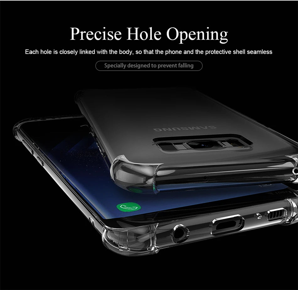 Thick Shockproof Case For Samsung Galaxy S22 S21 S20 S23 Ultra S10 S8 S9 Plus Phone Case For Samsung Note 10 9 8 Silicone Cover - My Store