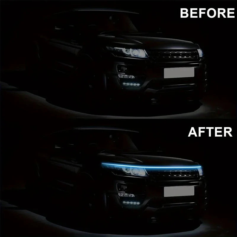 Car LED Hood Light Strip 120 CM - Stylish DRL Upgrade - MartHub