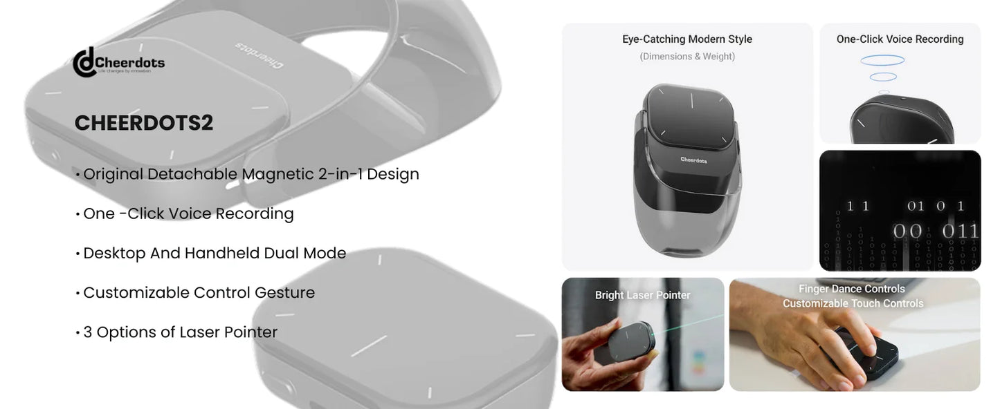 Revolutionary Wireless Air Mouse AI Recording ChatGPT
