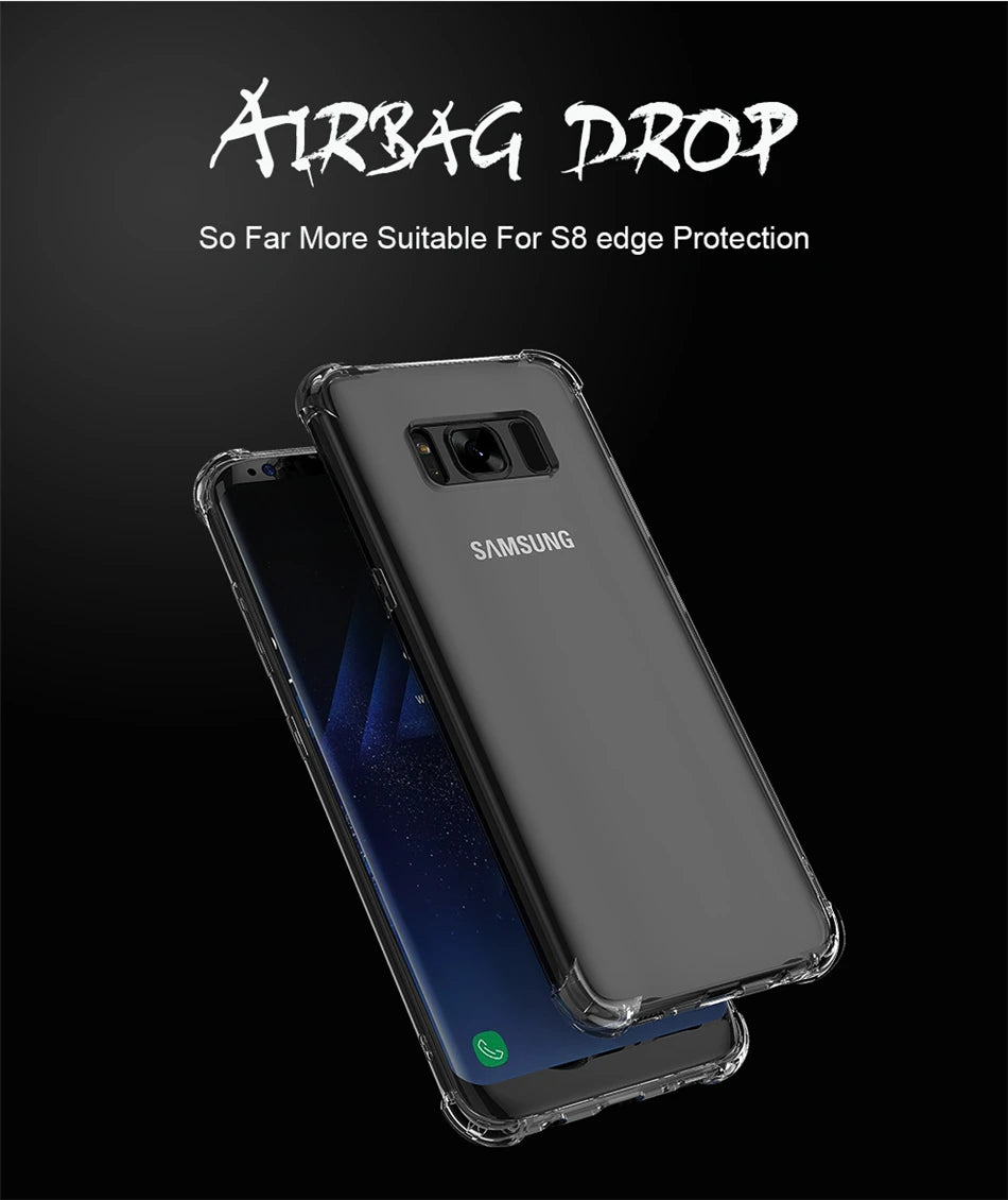 Thick Shockproof Case For Samsung Galaxy S22 S21 S20 S23 Ultra S10 S8 S9 Plus Phone Case For Samsung Note 10 9 8 Silicone Cover - My Store