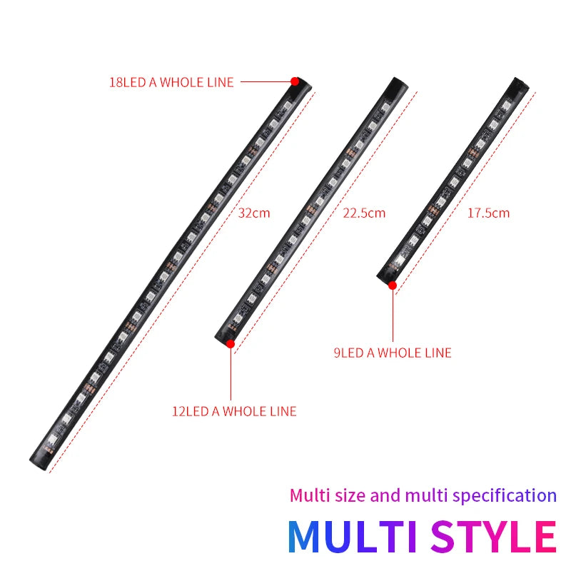 RGB Neon LED Car Interior Light Kit - MartHub