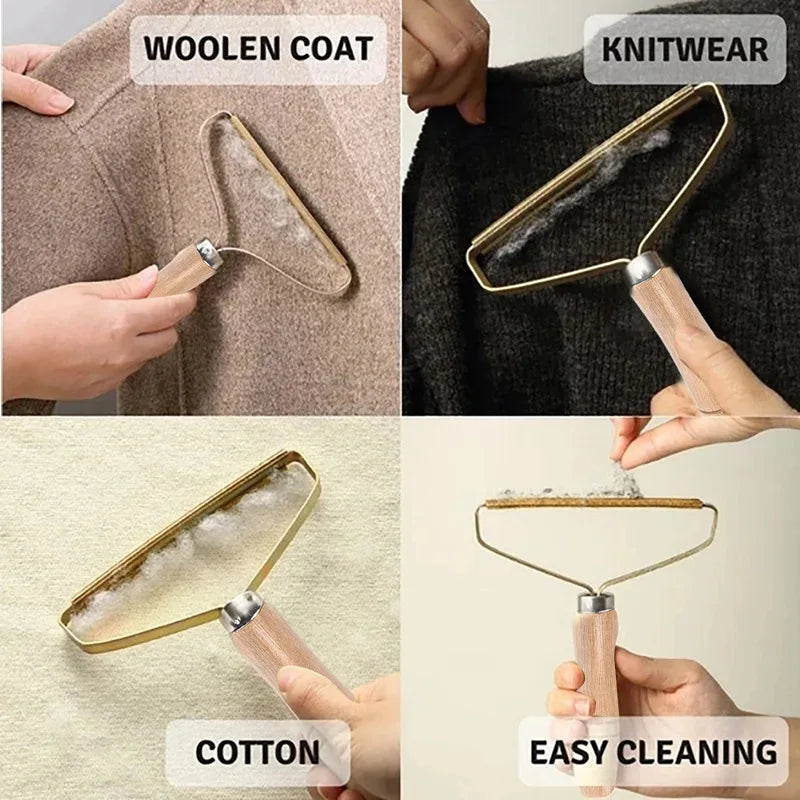 Portable Lint Remover Pet Hair Remover Brush Manual Lint Roller Sofa Clothes Cleaning Lint Brush Fuzz Fabric Shaver Brush Tool - My Store
