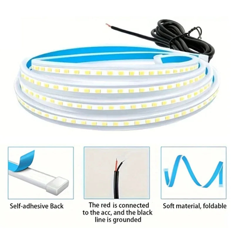 Car LED Hood Light Strip 120 CM - Stylish DRL Upgrade - MartHub