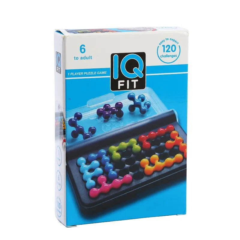 120 Challenges IQ 3D Puzzle Board Game Classic Pyramid Plate Pearl Logical Mind For Children Pyramid Beads Montessori Toys Gifts - My Store