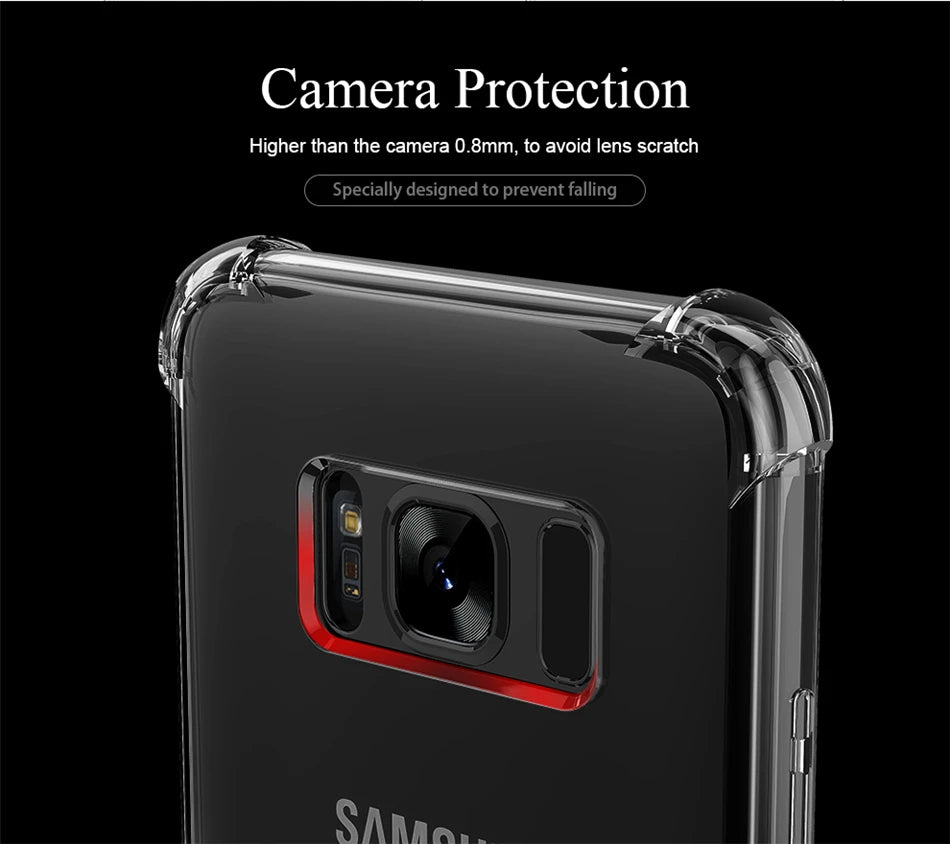 Thick Shockproof Case For Samsung Galaxy S22 S21 S20 S23 Ultra S10 S8 S9 Plus Phone Case For Samsung Note 10 9 8 Silicone Cover - My Store