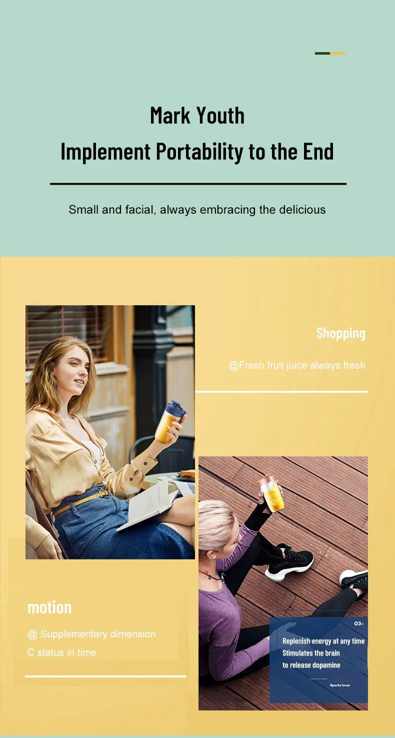 Portable Electric Juice Blender - My Store