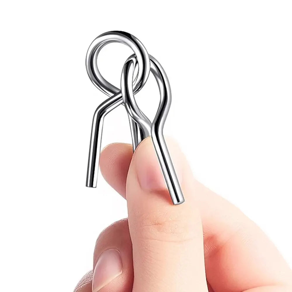 8 Pcs Montessori Series Metal Educational Toys Intelligence Interactive Game Unlock Widgets Kids Stress Relief Unique Toy - My Store