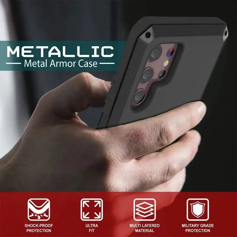 Samsung Ultra Armor Case S8 to S23 , Note 8 to Note 20 – Heavy-Duty Luxury Cover - MartHub