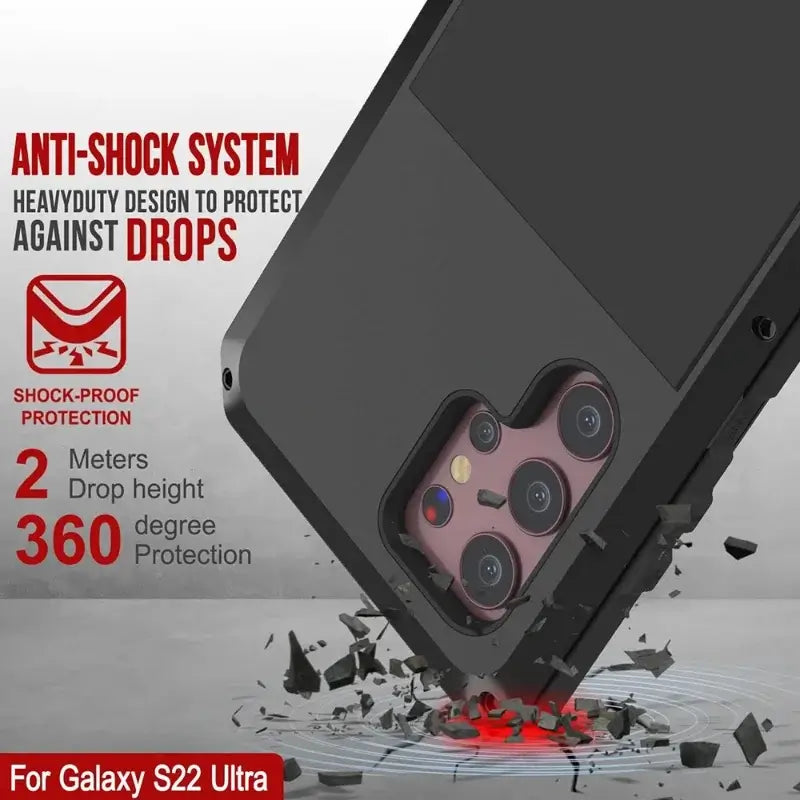 Samsung Ultra Armor Case S8 to S23 , Note 8 to Note 20 – Heavy-Duty Luxury Cover - MartHub