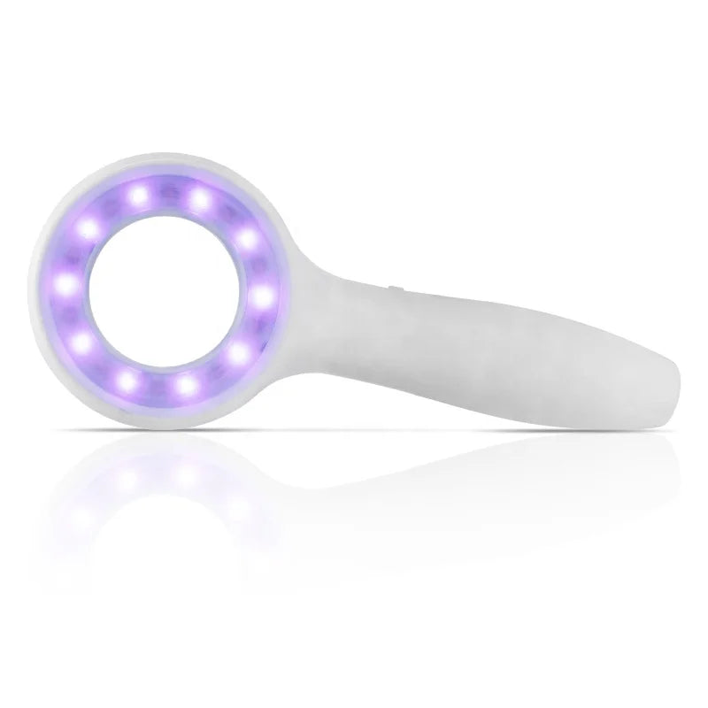 IBOOLO Dermatology Wood's Lamp DE-315 Wireless Rechargeable 365nm and 405nm UV Ultra Violet Woods Lamp - My Store