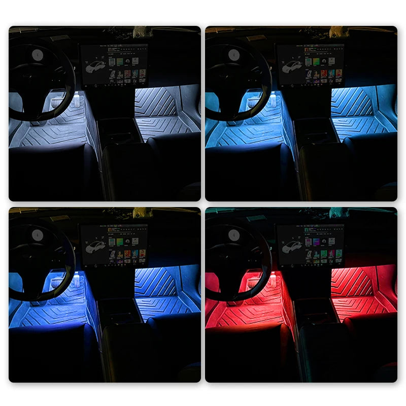 USB Neon 18 LED Car Interior Light Kit - MartHub