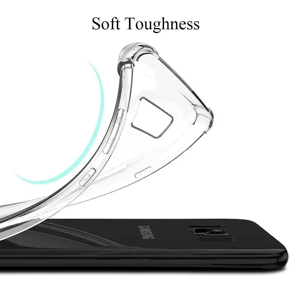 Thick Shockproof Case For Samsung Galaxy S22 S21 S20 S23 Ultra S10 S8 S9 Plus Phone Case For Samsung Note 10 9 8 Silicone Cover - My Store