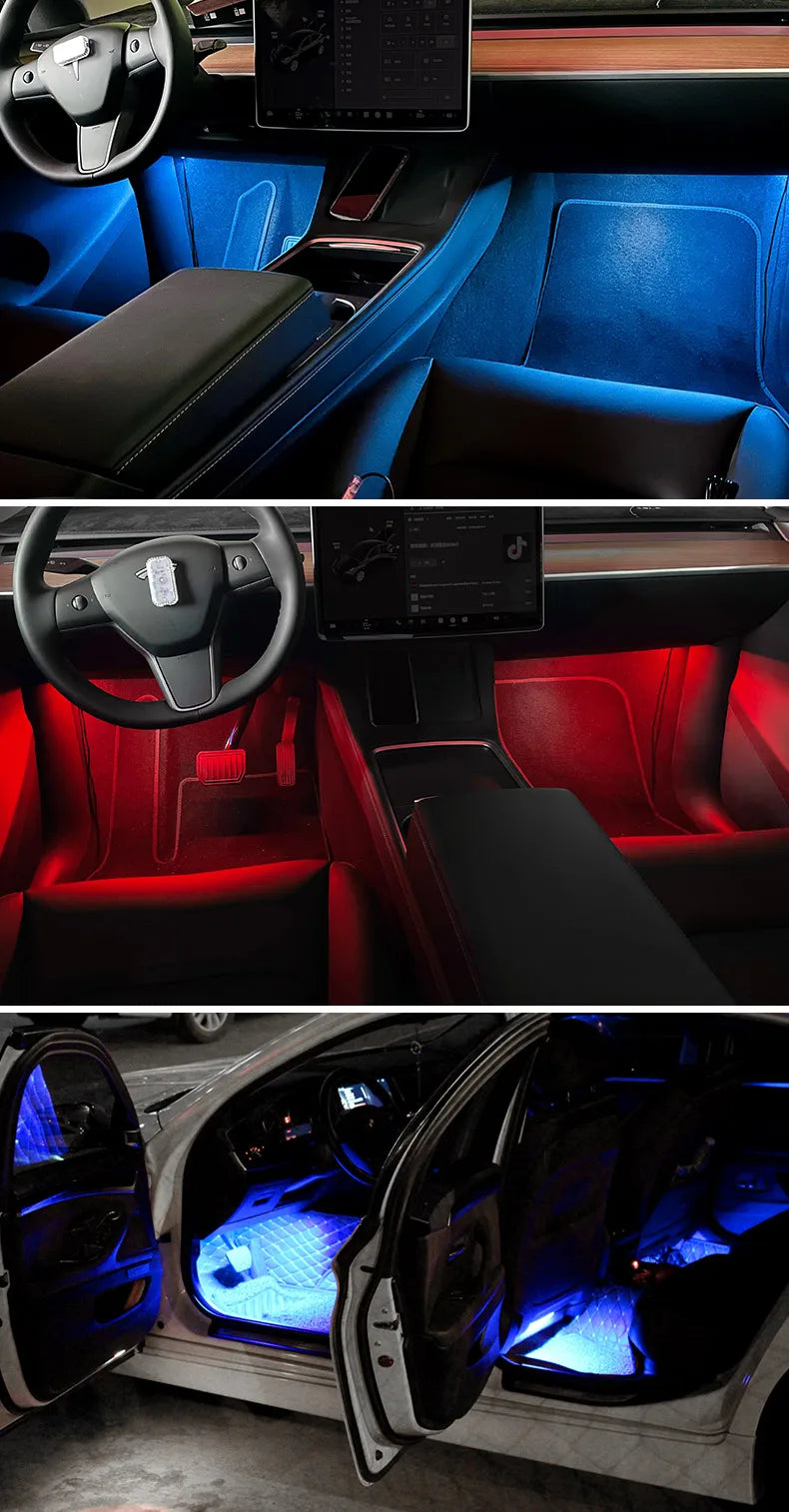 USB Neon 18 LED Car Interior Light Kit - MartHub