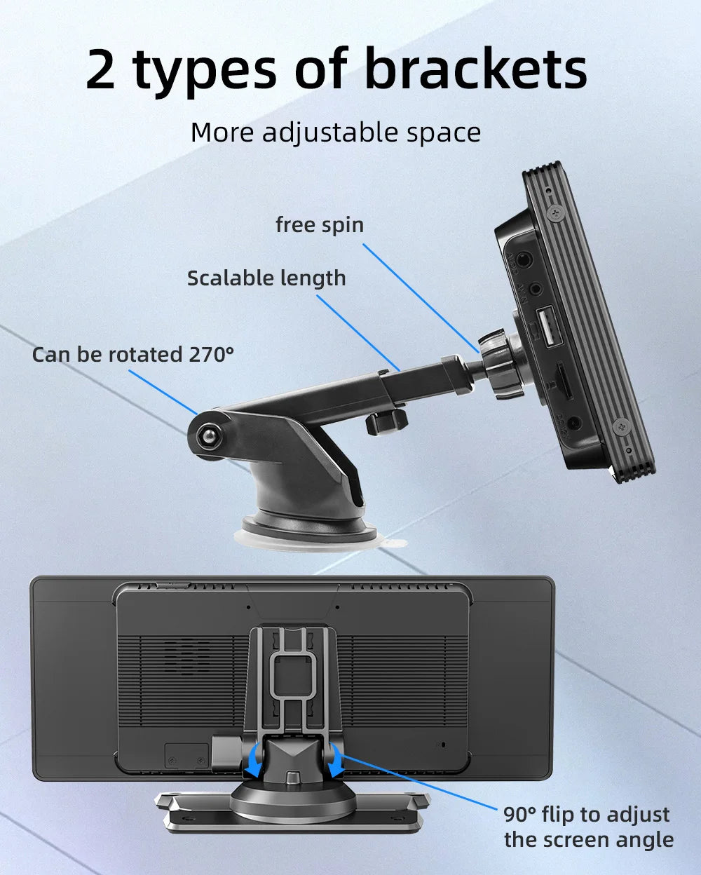 Portable 10.26" Wireless CarPlay & Reversing Camera - MartHub