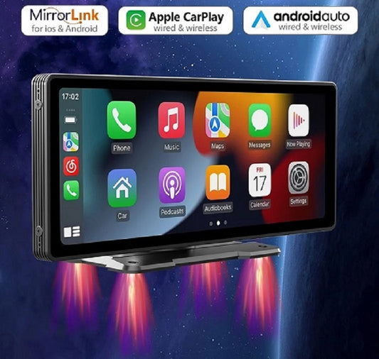 Portable 10.26" Wireless CarPlay & Reversing Camera