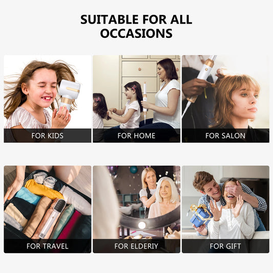 7-in-1 Hair Dryer Brush: Your All-in-One Styling Tool , Simplify your hairstyling with the 7-in-1 hair dryer brush. Achieve salon-quality results at home with this versatile, time-saving tool.