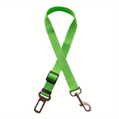 Adjustable Harness and Leash Cat Dog Car Seat Belt Pet Seat Vehicle Dog Harness Lead Clip  TractionCar Travel Supplies for Dogs - My Store