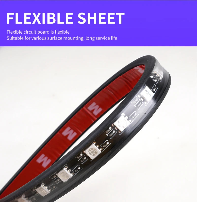 RGB Neon LED Car Interior Light Kit - MartHub