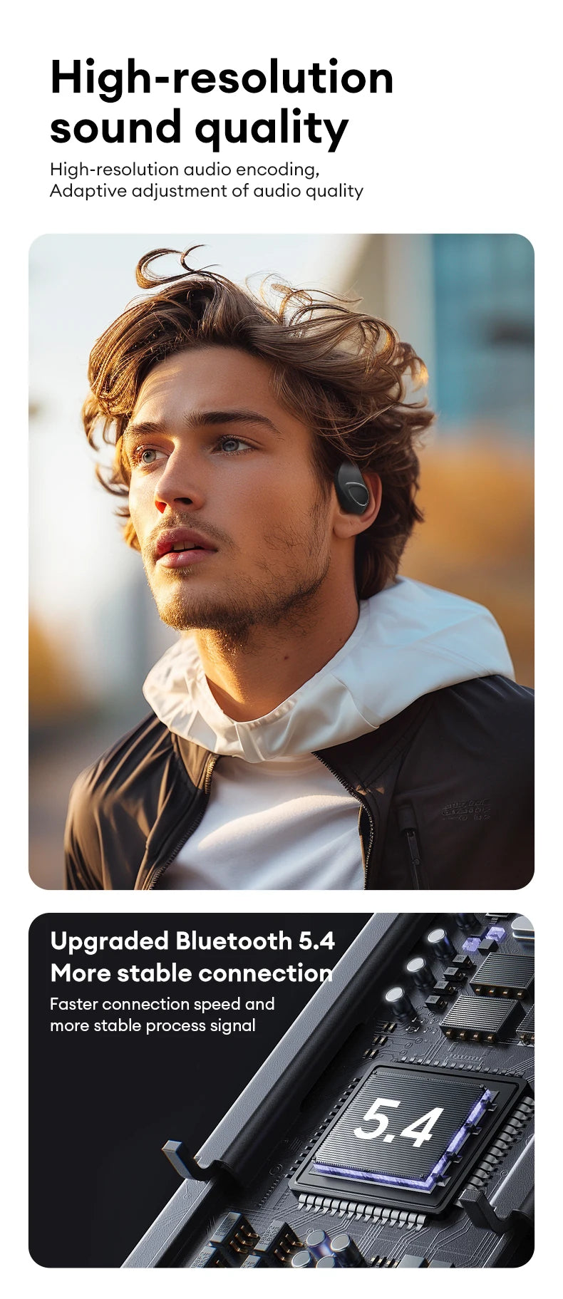 Choice New Lenovo X15 PRO Ⅱ OWS Bluetooth 5.4 Earphones Ear Hook Design Sport Earbuds HD HiFi Surround Sound Headphone - My Store