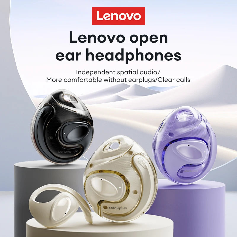 Choice New Lenovo X15 PRO Ⅱ OWS Bluetooth 5.4 Earphones Ear Hook Design Sport Earbuds HD HiFi Surround Sound Headphone - My Store