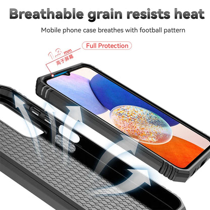 Slide Camera Lens Military Grade Armor Case For Samsung Galaxy A15 A25 A35 A55 5G Phone Holder Ring Stand Cover - My Store