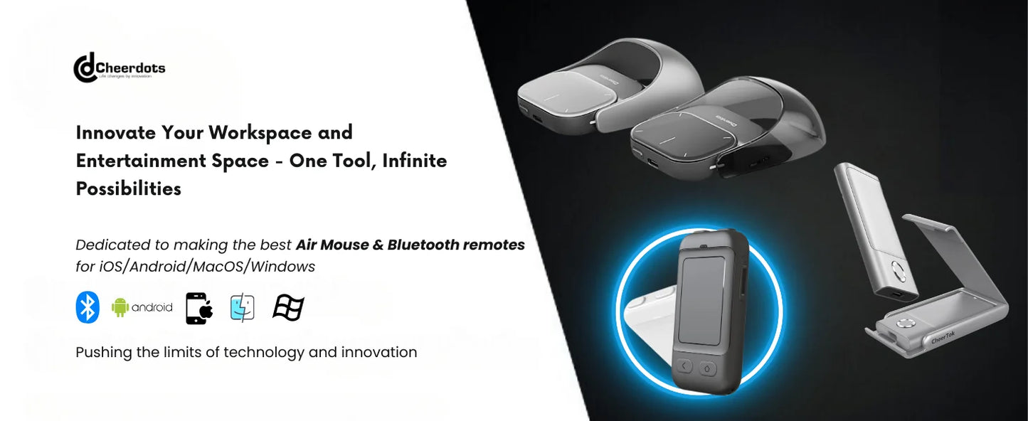 Revolutionary Wireless Air Mouse  AI Recording ChatGPT