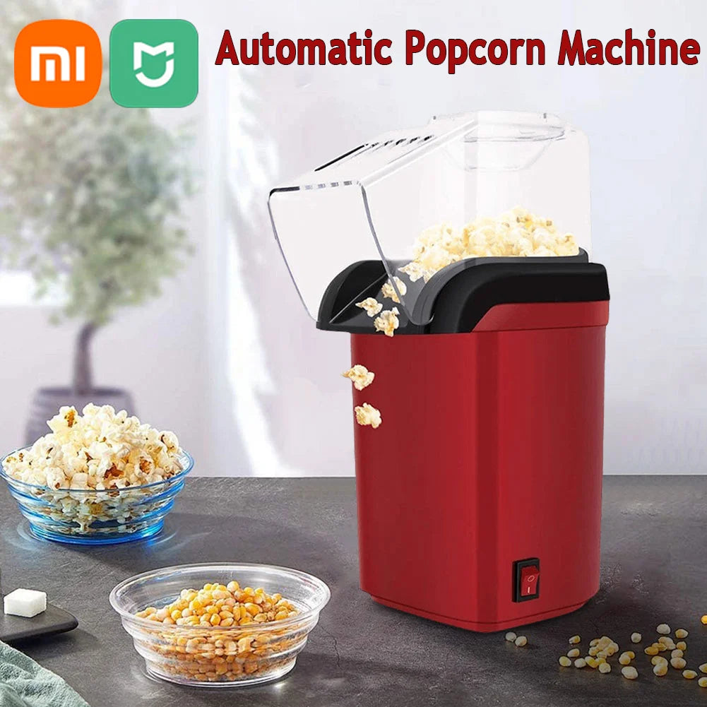 Xiaomi Popcorn Machine High Popping Rate Fully Automatic Popcorn Maker Electric Air Popper Mini Popcorn Machine for Home Kitchen - My Store
