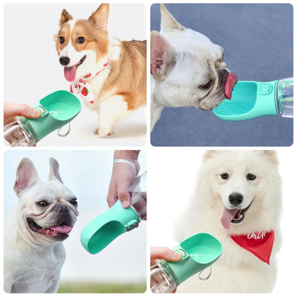 Portable Dog Water Bottle For Small Large Dogs Cat Outdoor Leakproof Walking Drinking Bowls Chihuahua French Bulldog Supplies - My Store
