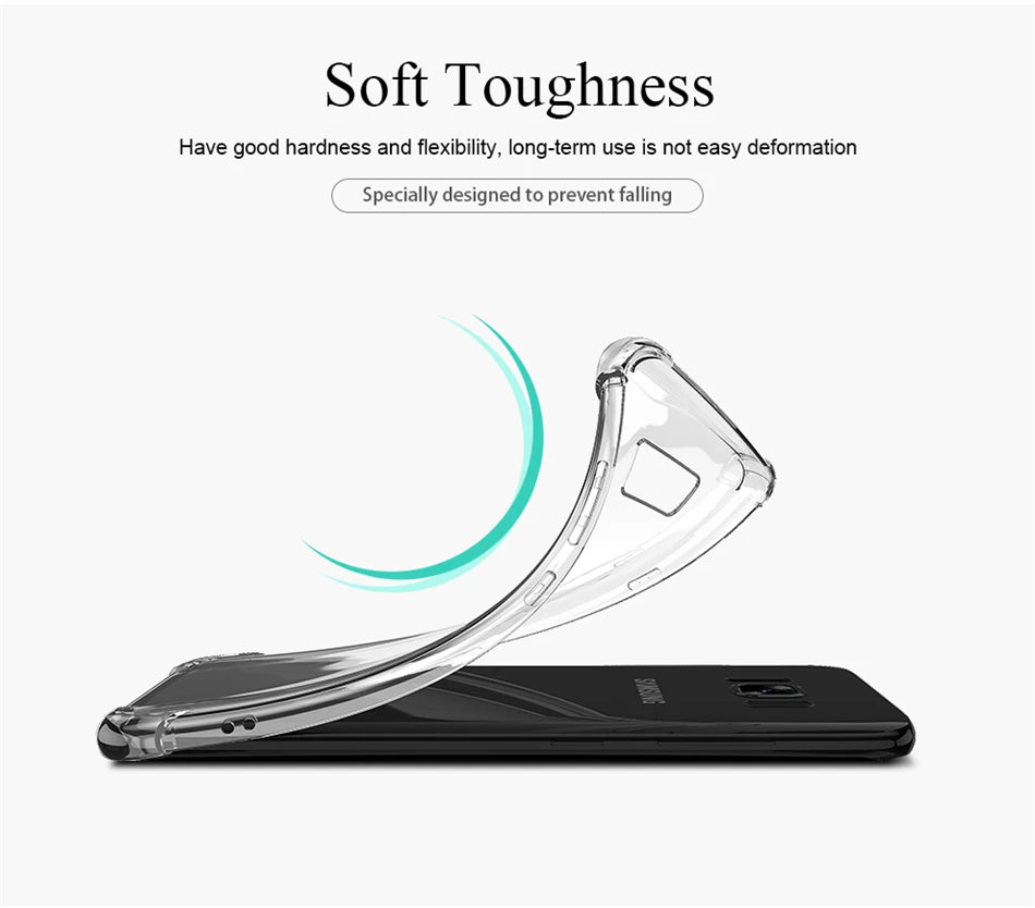 Thick Shockproof Case For Samsung Galaxy S22 S21 S20 S23 Ultra S10 S8 S9 Plus Phone Case For Samsung Note 10 9 8 Silicone Cover - My Store