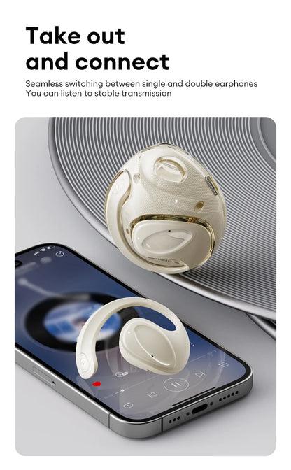 Choice New Lenovo X15 PRO Ⅱ OWS Bluetooth 5.4 Earphones Ear Hook Design Sport Earbuds HD HiFi Surround Sound Headphone - My Store