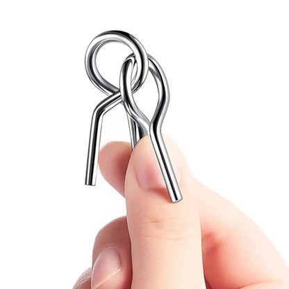 8 Pcs Montessori Series Metal Educational Toys Intelligence Interactive Game Unlock Widgets Kids Stress Relief Unique Toy - My Store