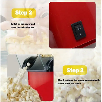 Xiaomi Popcorn Machine High Popping Rate Fully Automatic Popcorn Maker Electric Air Popper Mini Popcorn Machine for Home Kitchen - My Store