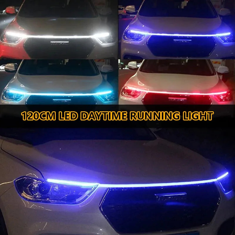 Car LED Hood Light Strip 120 CM  - Stylish DRL Upgrade - MartHub