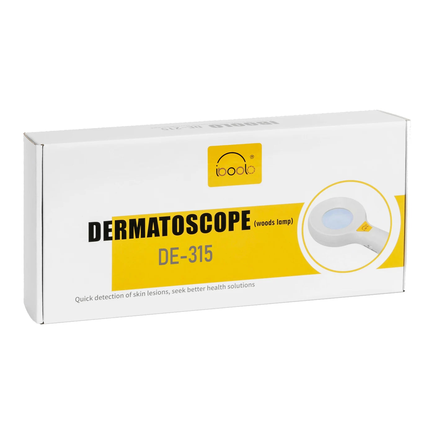 IBOOLO Dermatology Wood's Lamp DE-315 Wireless Rechargeable 365nm and 405nm UV Ultra Violet Woods Lamp - My Store