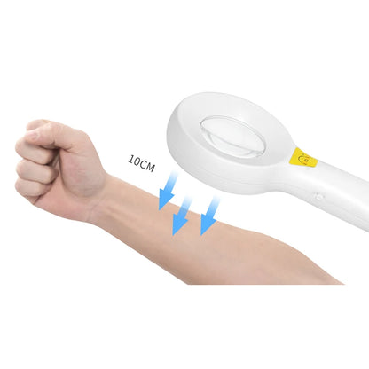 IBOOLO Dermatology Wood's Lamp DE-315 Wireless Rechargeable 365nm and 405nm UV Ultra Violet Woods Lamp - My Store