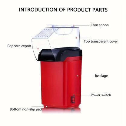Xiaomi Popcorn Machine High Popping Rate Fully Automatic Popcorn Maker Electric Air Popper Mini Popcorn Machine for Home Kitchen - My Store