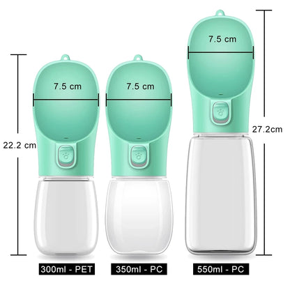 Portable Dog Water Bottle For Small Large Dogs Cat Outdoor Leakproof Walking Drinking Bowls Chihuahua French Bulldog Supplies - My Store